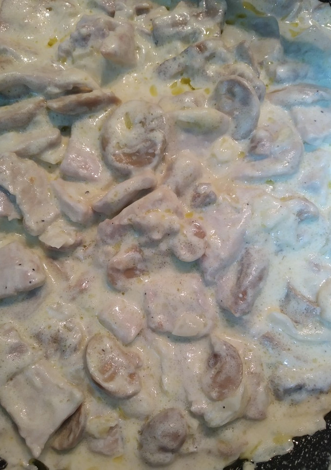 Una foto de Carne con nata