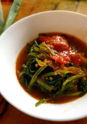 Foto resep Tumis kangkung sambal terasi