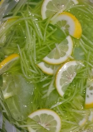Foto resep Es lemon melon
