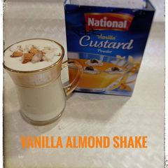 A picture of Vanilla almond shake.