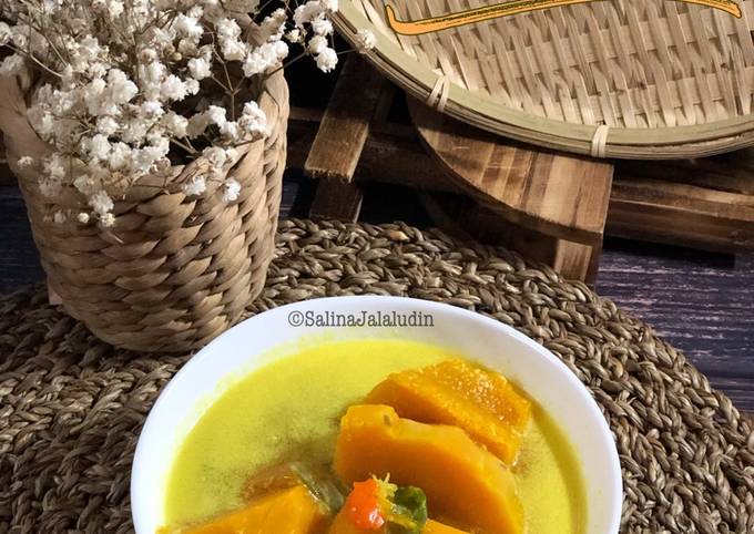 Gulai Lemak Kuning Labu