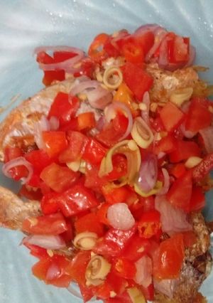 Foto resep Ikan Goreng Sambal matah