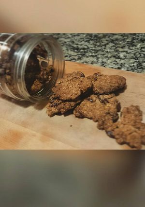 Una foto de Galletas de avena con pistachos y arándanos 🍪