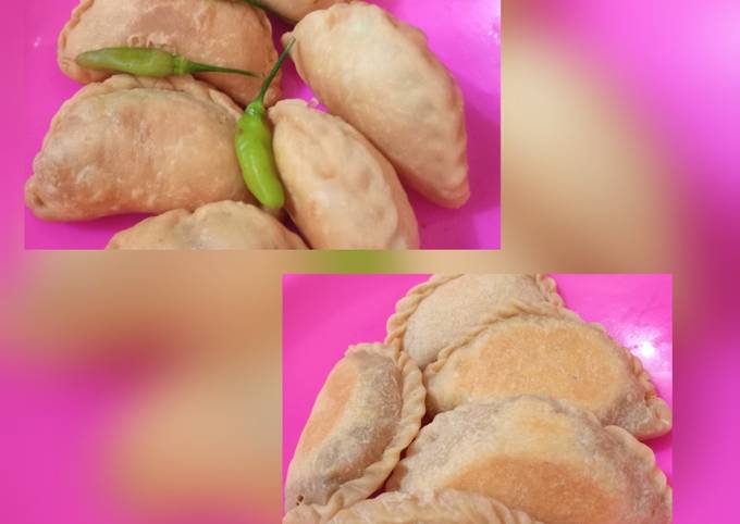 Resep Pastel / jalangkote Ekonomis versi panggang teflon yang Enak