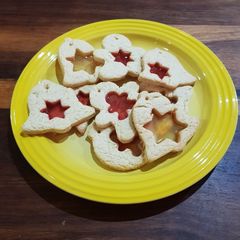 A picture of Stained Glass Cookies.