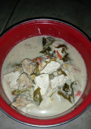 Foto resep Lodeh daun blinjo campur tempe bosok simple ala miss anie