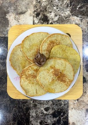 Hình của món Pancake yến mạch.