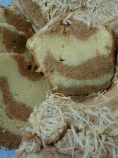 Foto resep Cake zebra keju