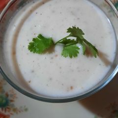 Dahi raita A picture of Dahi raita.