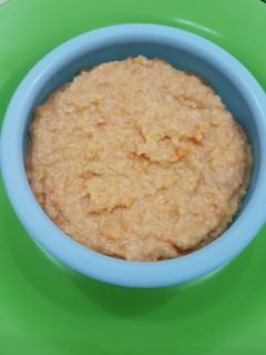 Foto resep Mpasi 6+ bubur nasi daging sapi