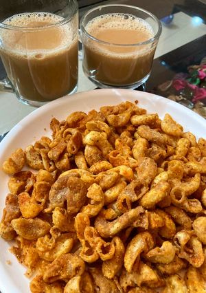 A picture of Crispy spicy macaroni.