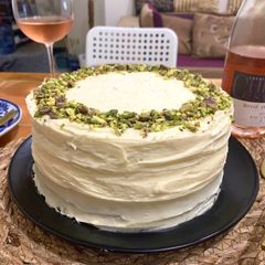 A picture of Pistachio Layer Cake.