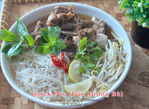 Gambar Quick Vietnamese Noodle Pho (Bihun Sup Tulang Lembu)