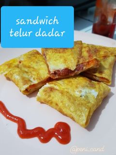 Foto resep Sandwich Telur Dadar