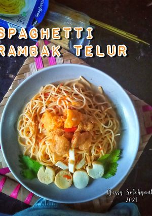 Foto resep Spaghetti Rambak Telur
