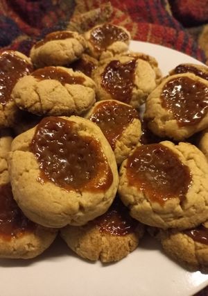 Una foto de Ojitos de dulce de leche