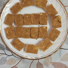 A picture of Besan Ki Burfi.