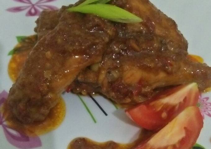 Krengsengan ayam cihui..