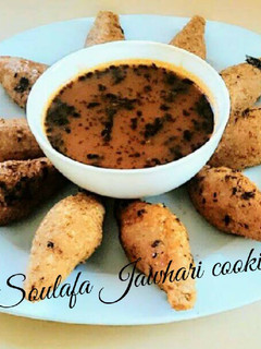 A picture of Kibbeh in Sour Broth and Fried Potato Kibbeh.