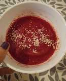 Sopa crema violeta