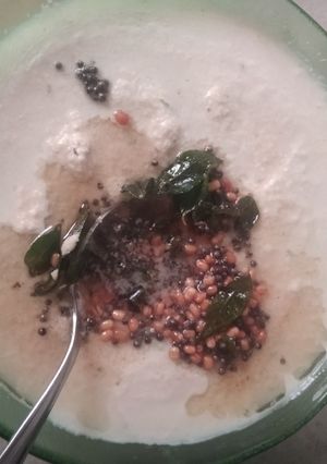 A picture of South Indian 🥥Coconut Chutney.