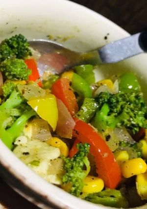 A picture of Vegetable salad.