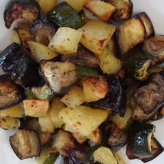 A picture of Roasted mix veg.