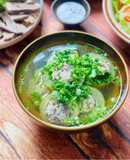 Canh Bí Xanh Nhồi Thịt