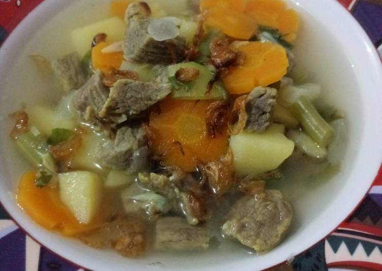 Bagaimana Memasak Sup daging bening Anti Gagal