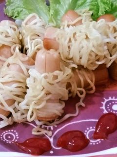 Foto resep Sosis balut mie