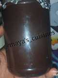 Home made chocolate syrup