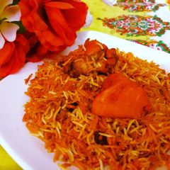 A picture of Special Karachi biryani.