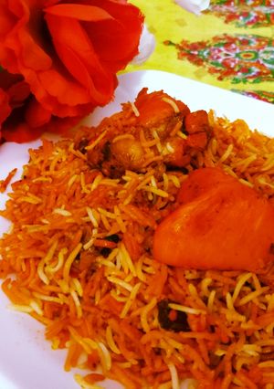 A picture of Special Karachi biryani.