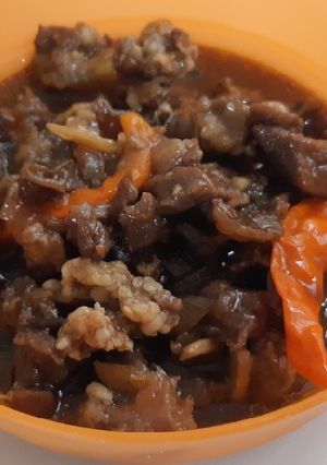 Foto resep Daging kepala sapi manis dan gurih