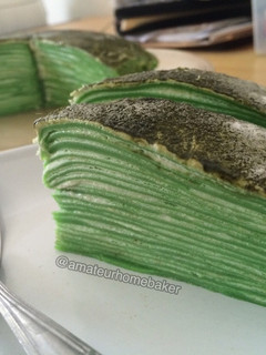 Foto resep Matcha Mille Crepes Cake