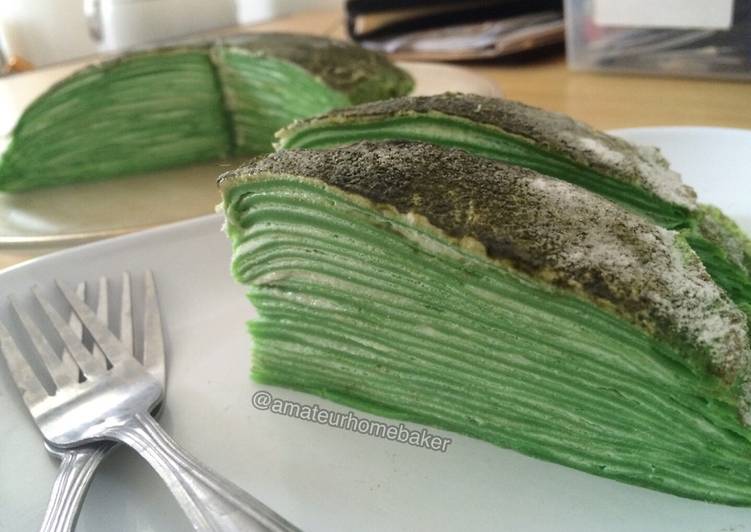 Resep Matcha Mille Crepes Cake Anti Gagal