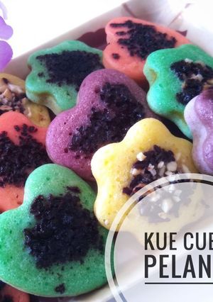 Foto resep Kue cubit pelangi 🌈