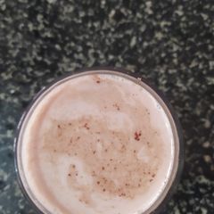 A picture of Soya milk coffee.