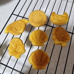 Mini Sponge Cake using machine A picture of Mini Sponge Cake using machine.
