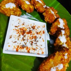 A picture of Leftover Rice Fritters.