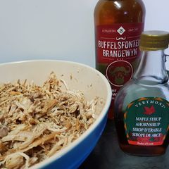 A picture of Brandy and Maple Pulled Pork.