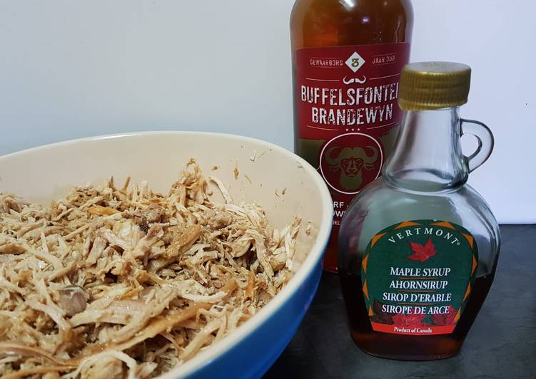 Recipe of Quick Brandy and Maple Pulled Pork