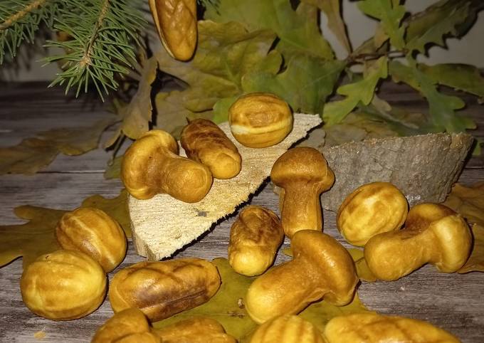 Печенье Грибочки, пошаговый рецепт с фото от автора Елена Бон на ккал