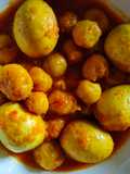 ছোটো আলু দিয়ে ডিম রান্না
