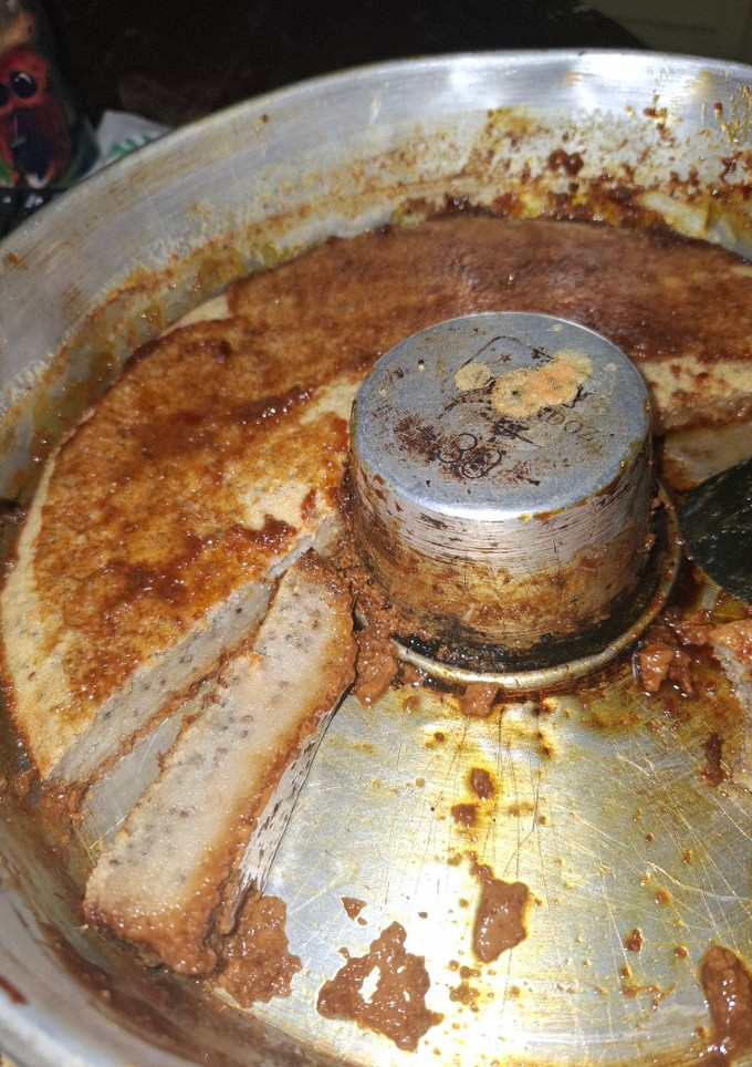 Una foto de Budín de pan sin huevo chía