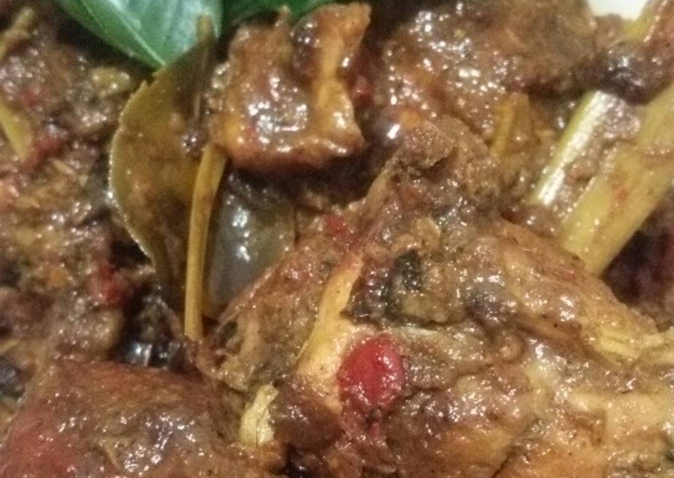 Ayam Rendang ala rm.padang