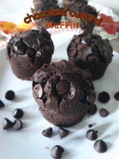 Foto resep Chocolate custard muffin by tintinrayner
