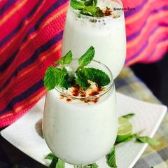 Smoked Yogurt Lassi: A Perfect Summer Cooler A picture of Smoked Yogurt Lassi: A Perfect Summer Cooler.