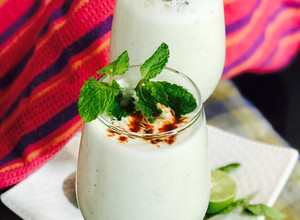 A picture of Smoked Yogurt Lassi: A Perfect Summer Cooler.