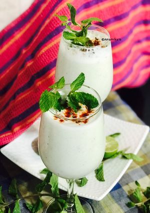 A picture of Smoked Yogurt Lassi: A Perfect Summer Cooler.